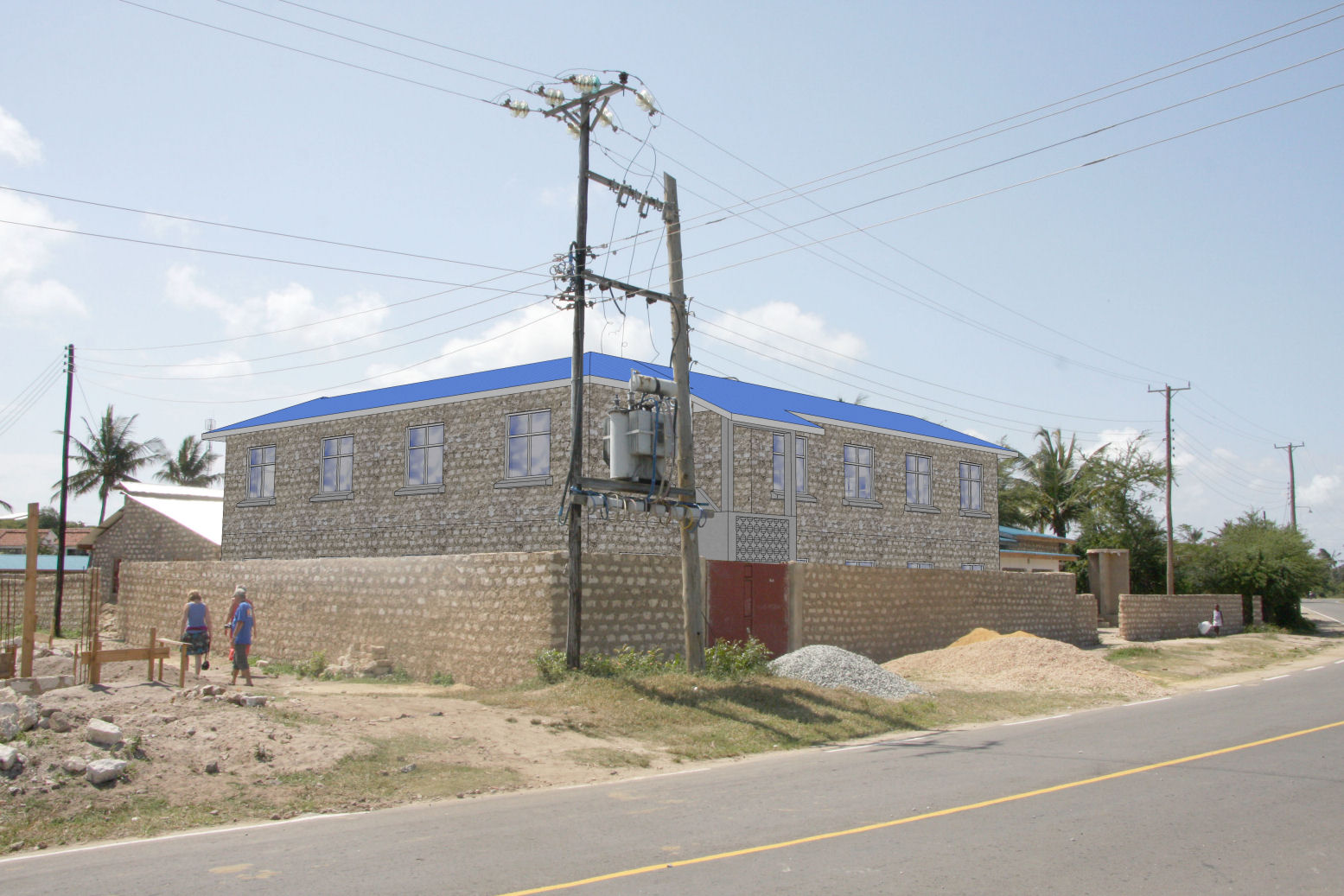 Jiwe la Kuvukia architectural blueprint