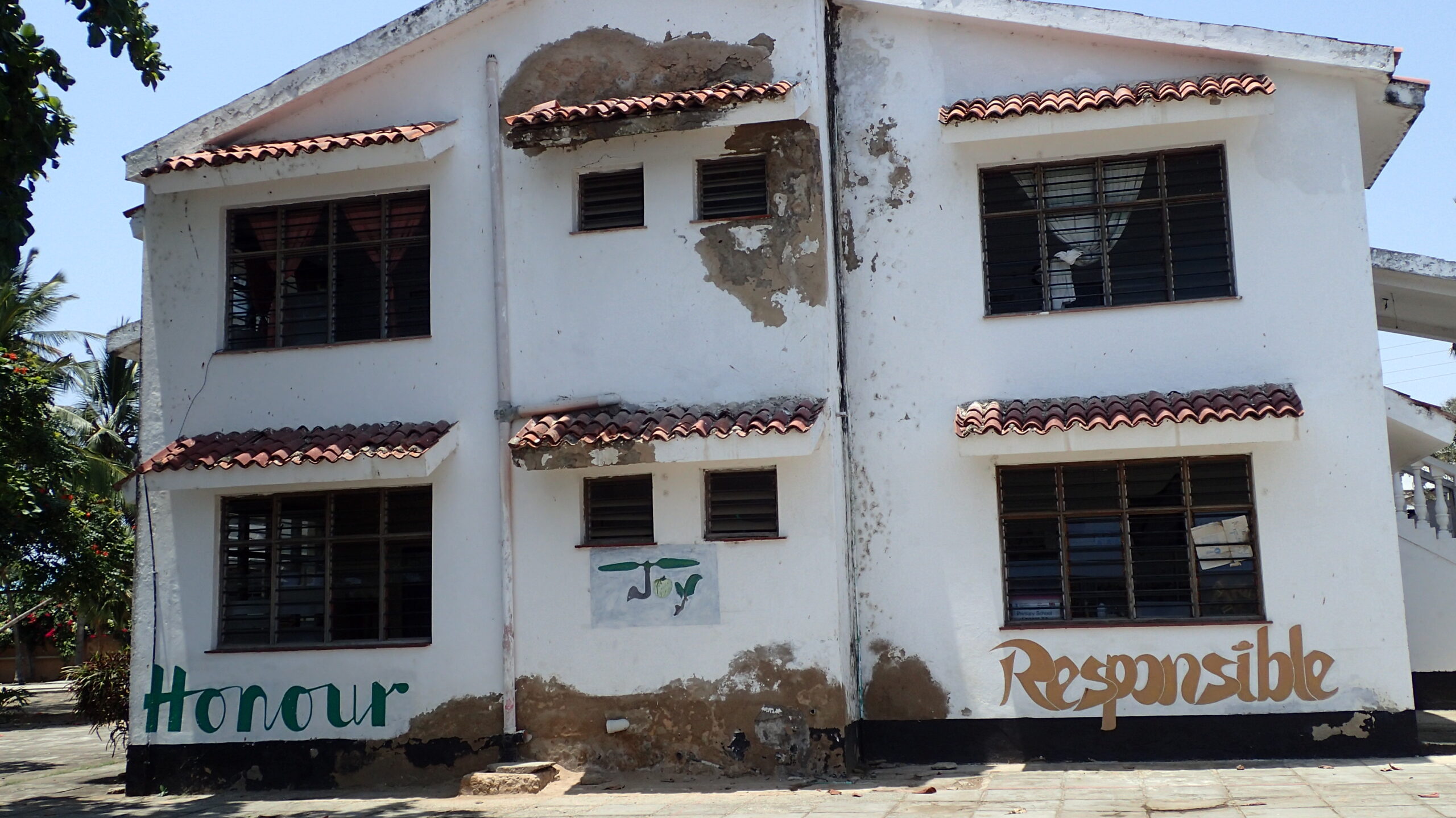 School Walls in Need of Paint